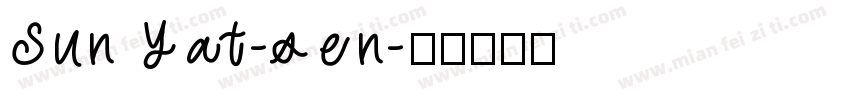 Sun Yat-sen字体转换